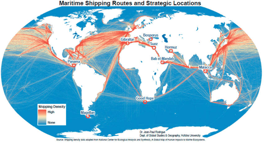 Global Major Sea Routes: The Motorways of the Sea – Maritime Education