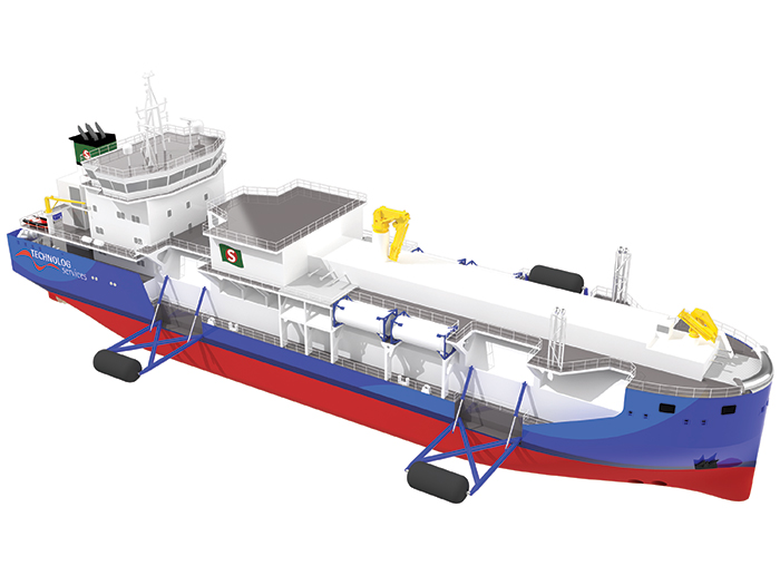 Schulte Group Unveils Next Generation of the LNG bunkering Vessel