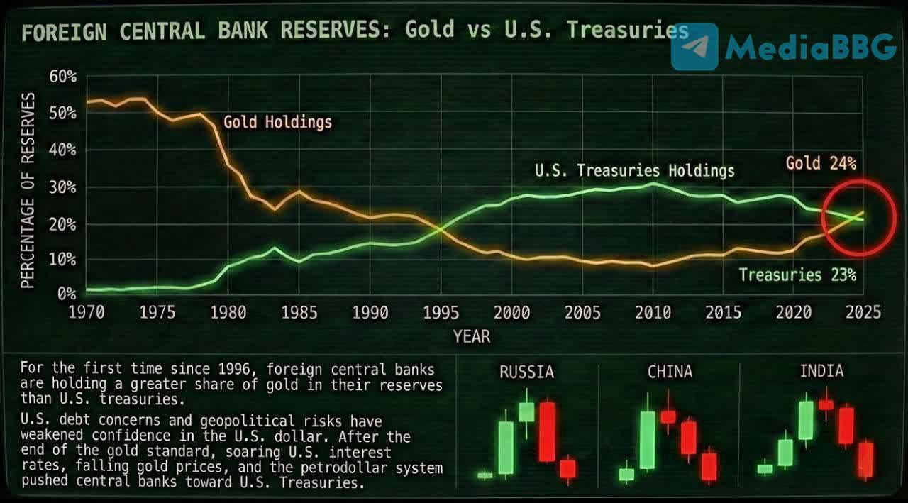Why Central Banks Are Choosing Gold Over U.S. Treasuries ?