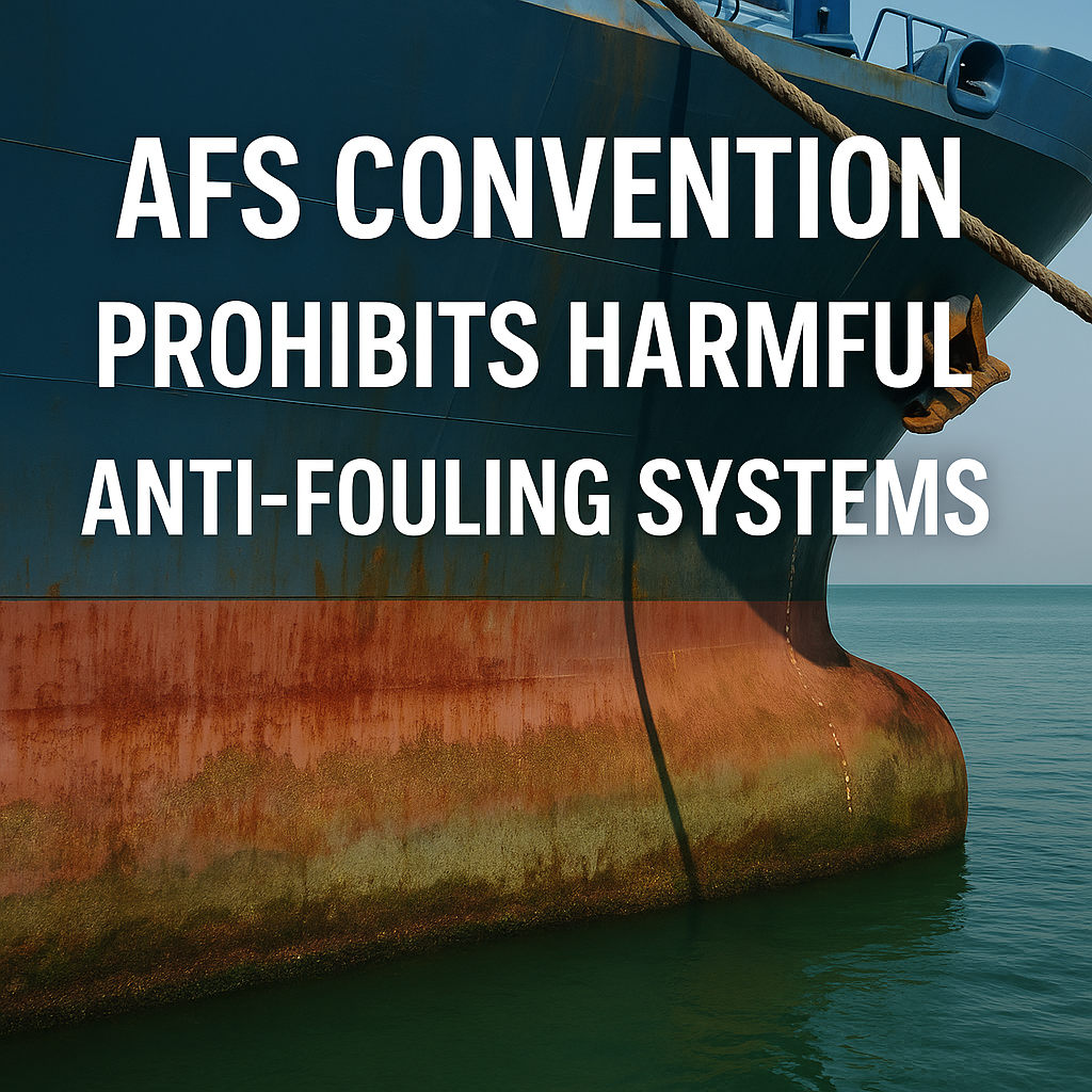 Top 6 Reasons the AFS Convention Prohibits Harmful Anti-Fouling Systems