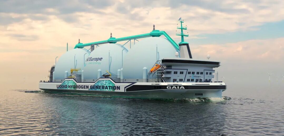 A new class of hydrogen ship, designed by C-Job Naval Architects