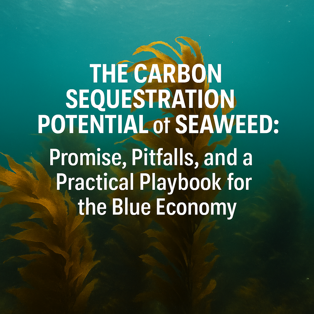 The Carbon Sequestration Potential of Seaweed: Promise, Pitfalls, and a Practical Playbook for the Blue Economy 🌿🌊