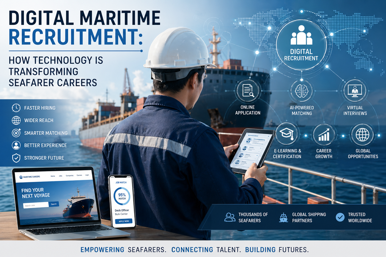 Digital Maritime Recruitment: How Technology Is Transforming Seafarer Careers