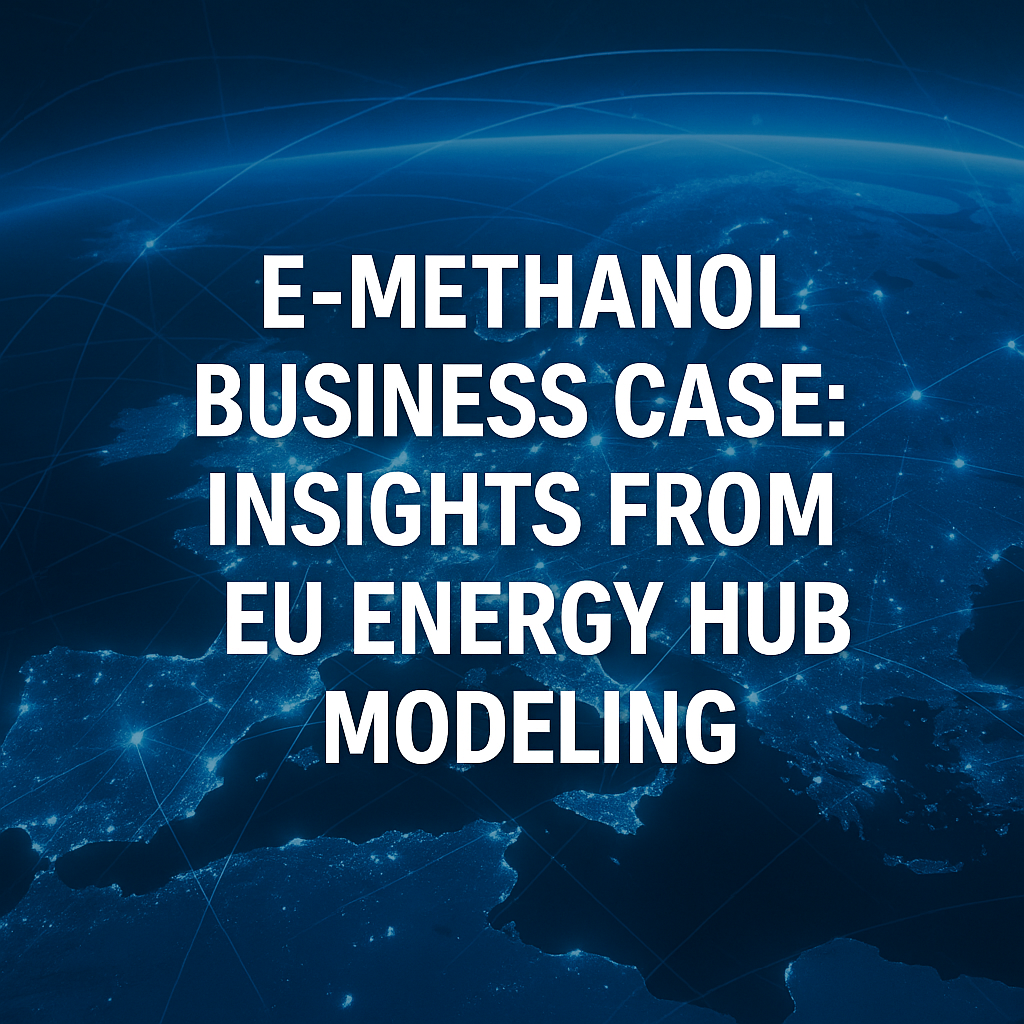 E-Methanol Business Case: Insights from EU Energy Hub Modeling (2030 and Beyond)
