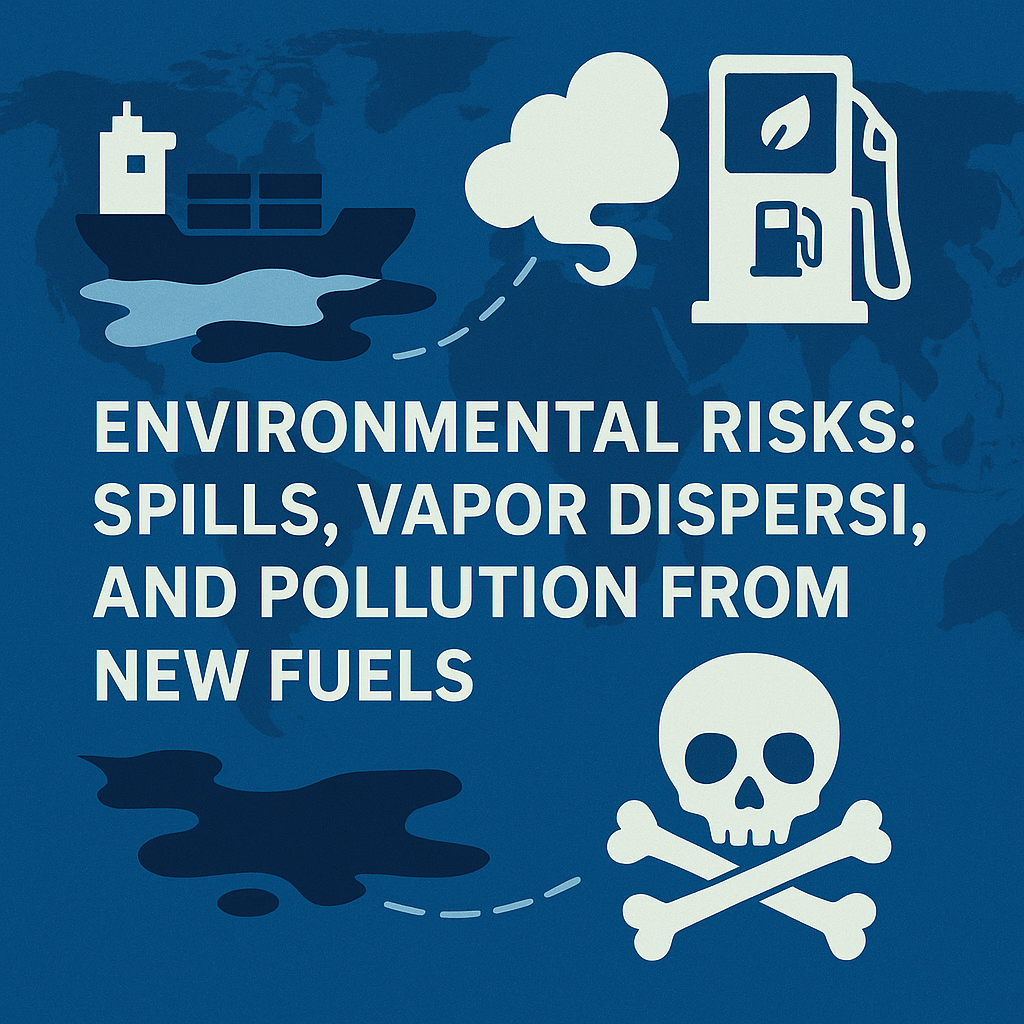 Environmental Risks: Spills, Vapor Dispersion, and Pollution from New Fuels