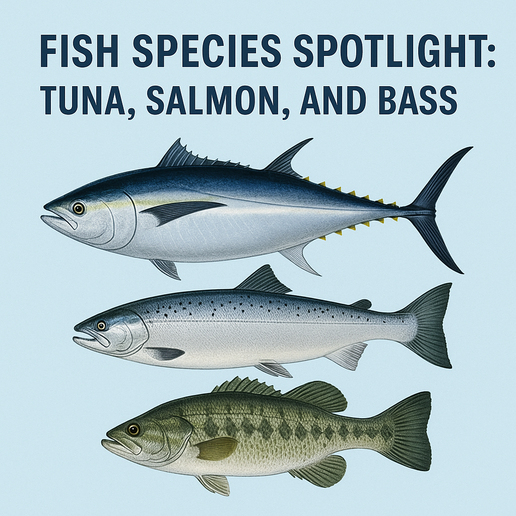 Fish Species Spotlight: Tuna, Salmon, and Bass in Focus 🐟🌍