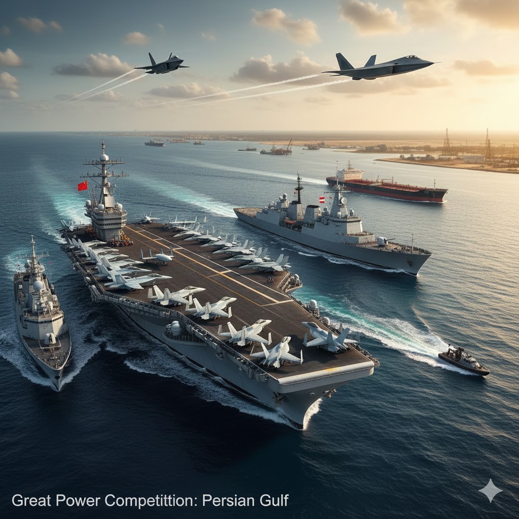 Great power competition in the Persian Gulf: the evolving roles of China and Russia amid a recalibrating United States