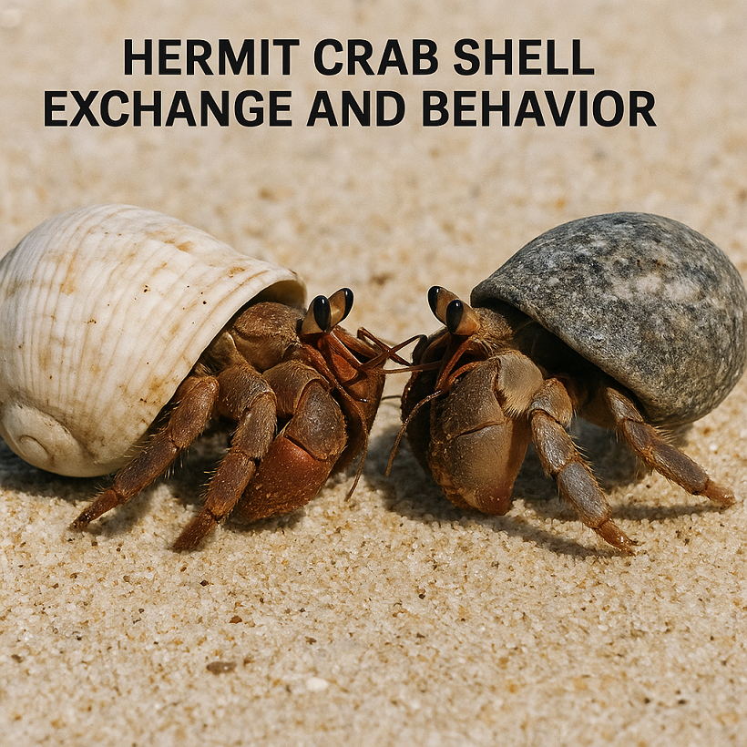 🦀 Hermit Crab Shell Exchange and Behavior: Nature’s Tiny Mariners