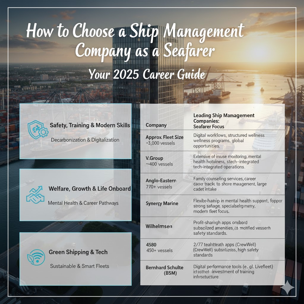 How to Choose a Ship Management Company as a Seafarer: Your 2026 Career Guide