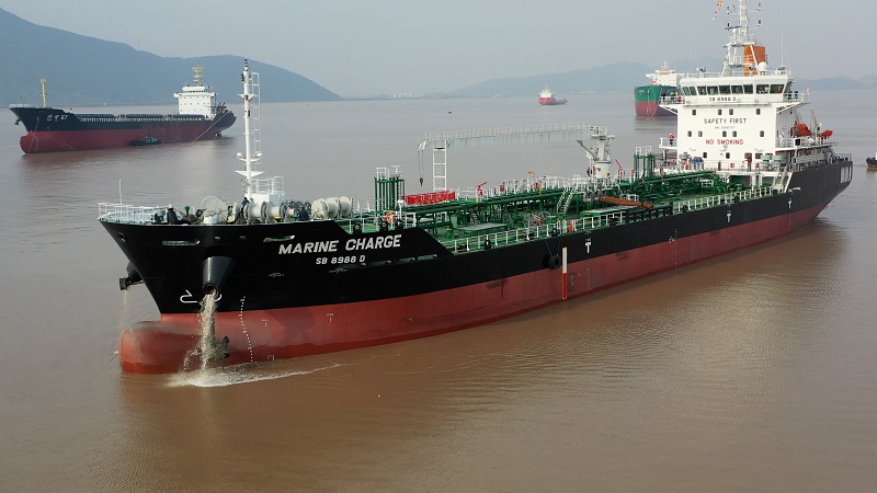 First Electric-Hybrid Bunker Tanker in Singapore