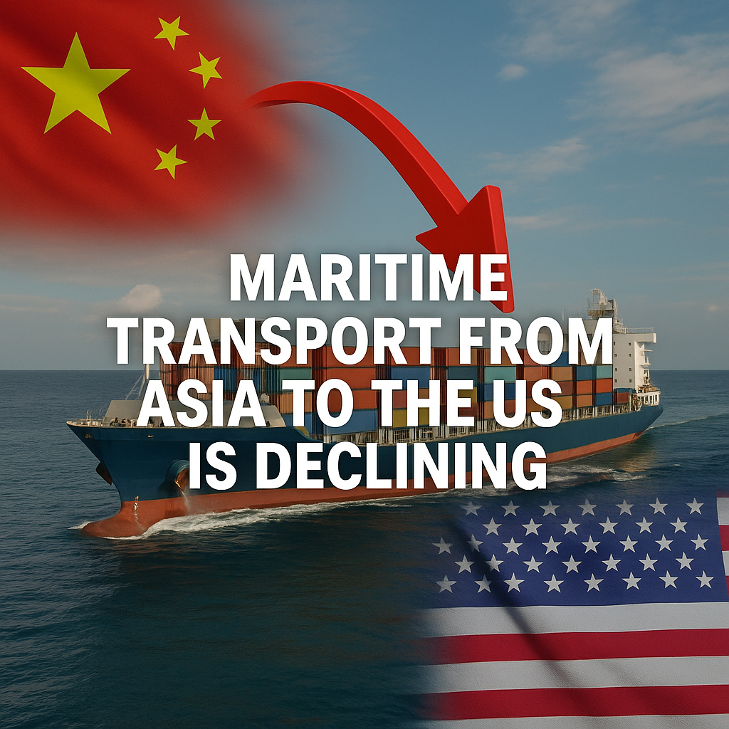 Maritime Transport From Asia To the US Is Declining