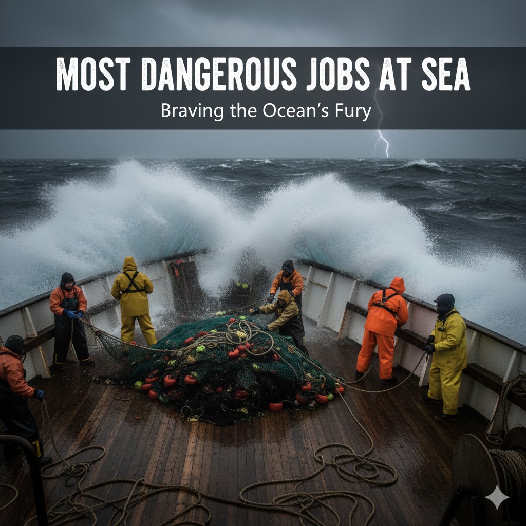 Most Dangerous Jobs at Sea: Life Risks Faced by Seafarers