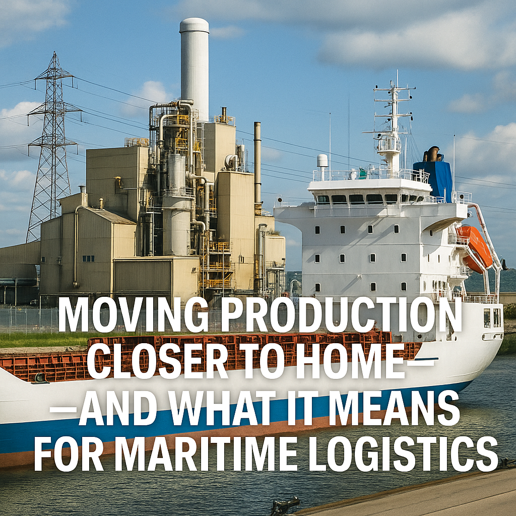 Reshoring and Nearshoring in 2025: Moving Production Closer to Home—and What It Means for Maritime Logistics 🌍⚓