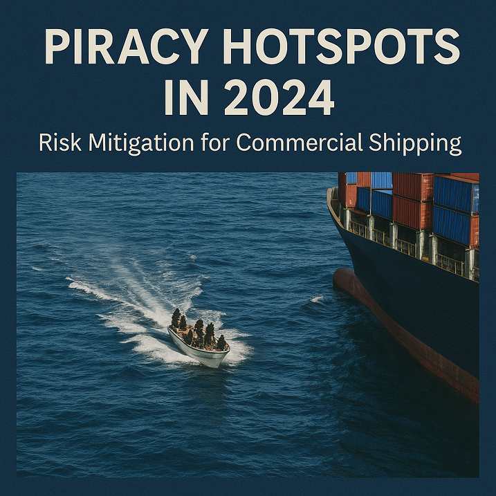 Piracy Hotspots in 2024: Risk Mitigation for Commercial Shipping