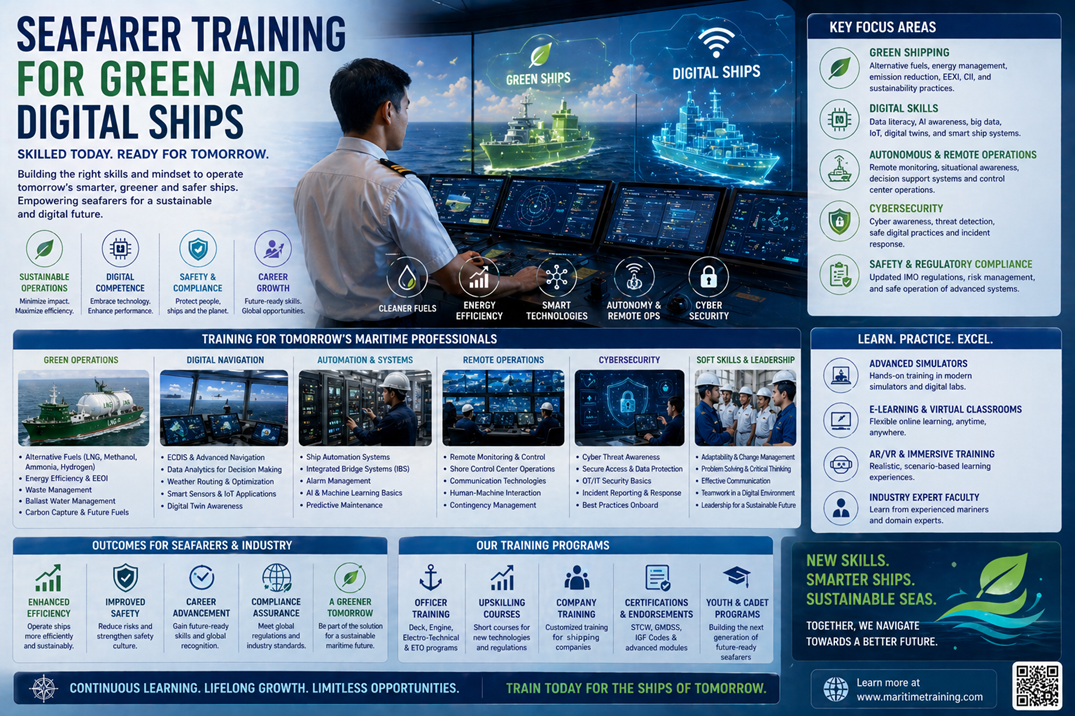 Seafarer Training for Green and Digital Ships: Skills for the Future Maritime Workforce