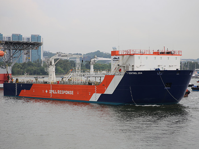 Singapore shipyard completes two spill response barges for B.C
