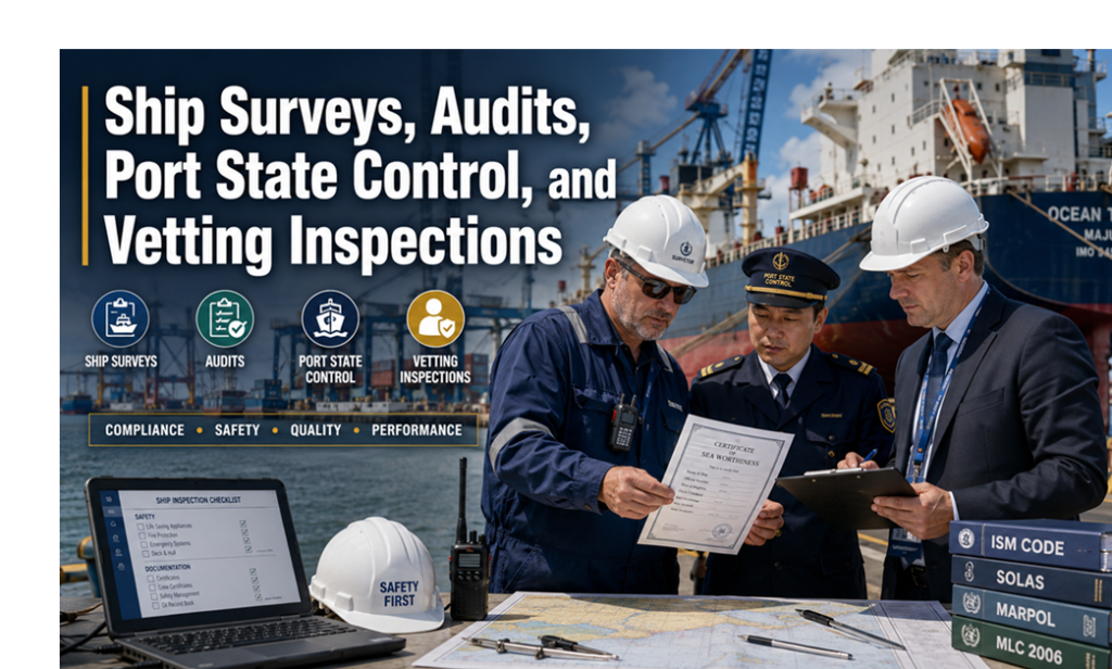 Ship Surveys, Audits, Port State Control, and Vetting Inspections: Ship ...