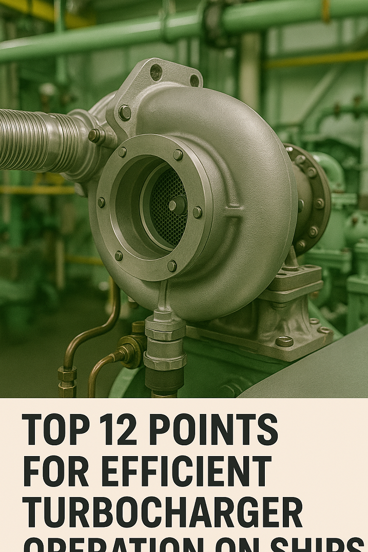 Top 12 Points for Efficient Turbocharger Operation on Ships