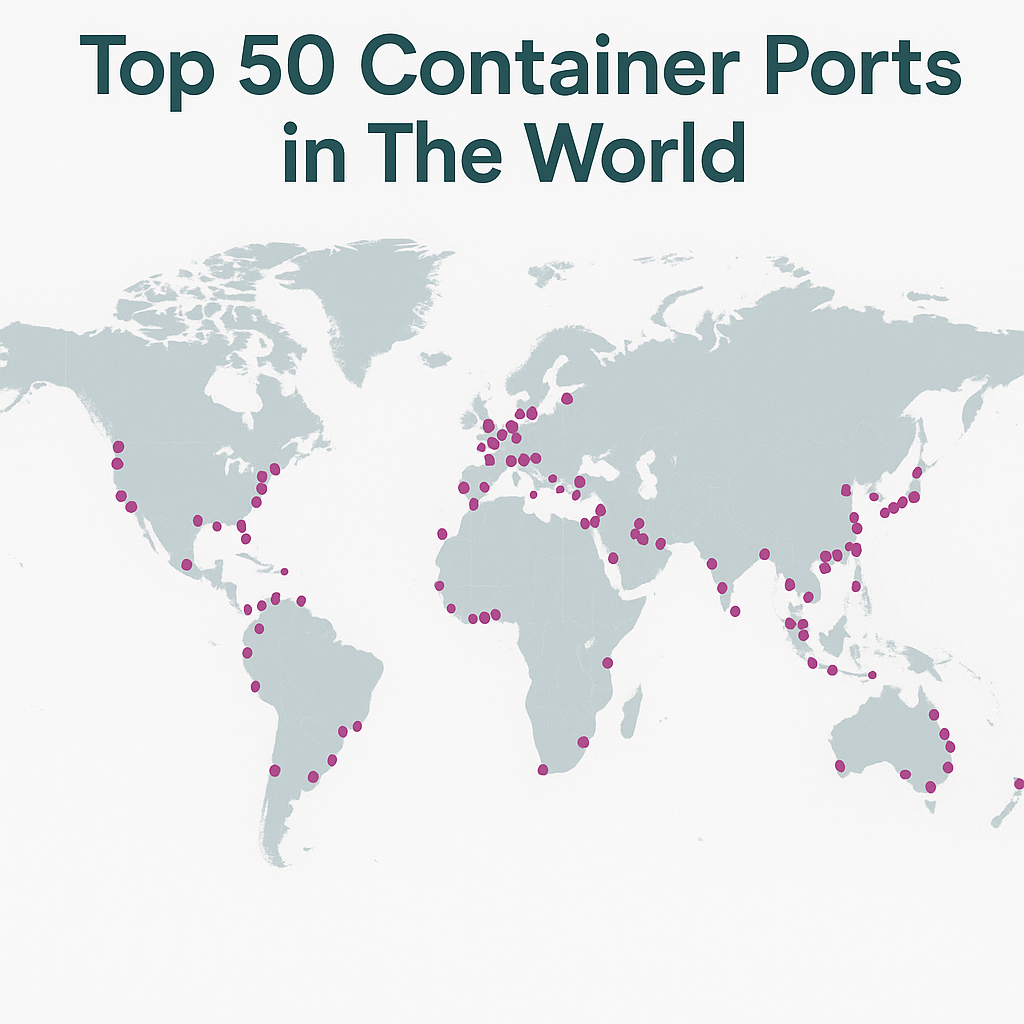 The Top 50 Container Ports in The World