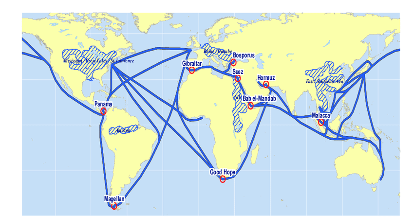 12 Major Sea Routes of the World: Lifelines of Global Transportation and Trade