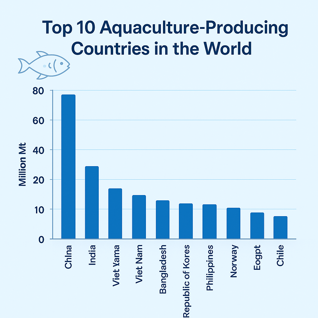 Top 10 Aquaculture-Producing Countries in the World