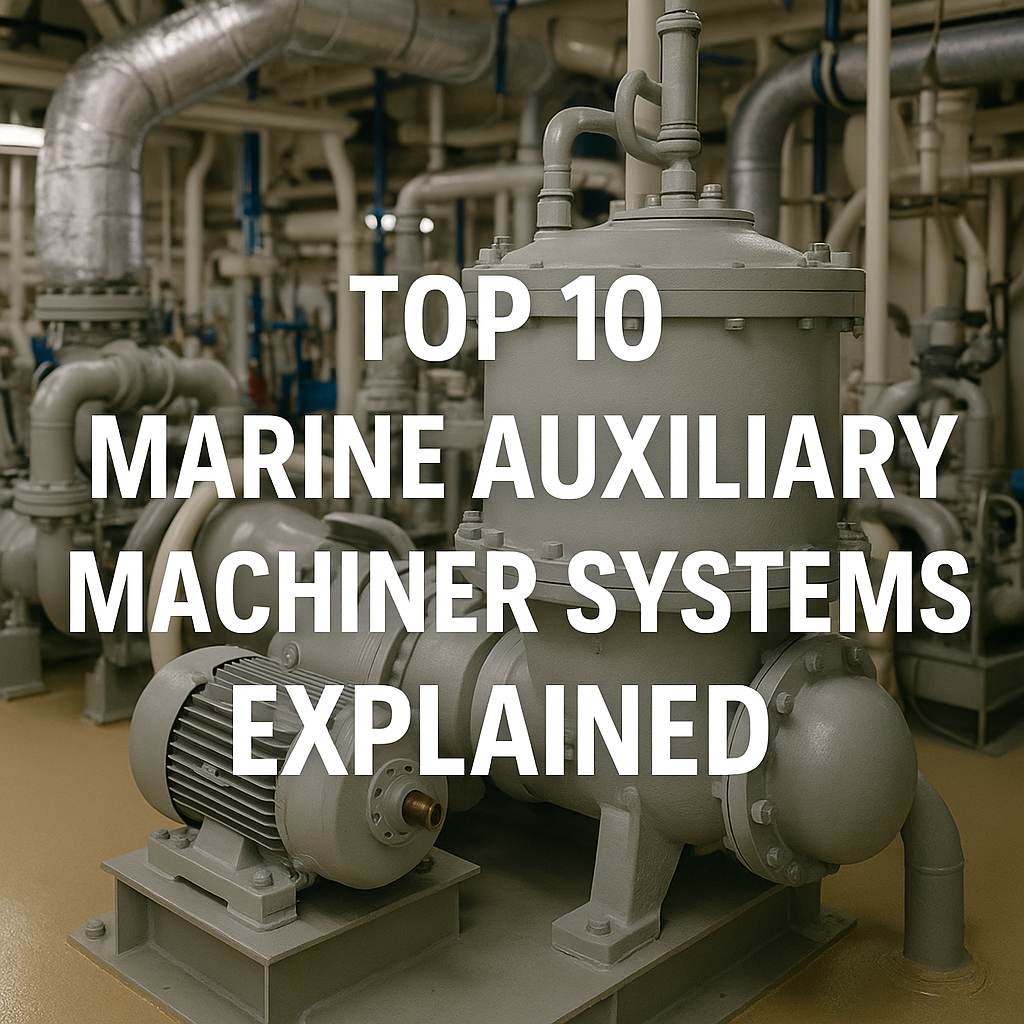Top 10 Marine Auxiliary Machinery Systems Explained