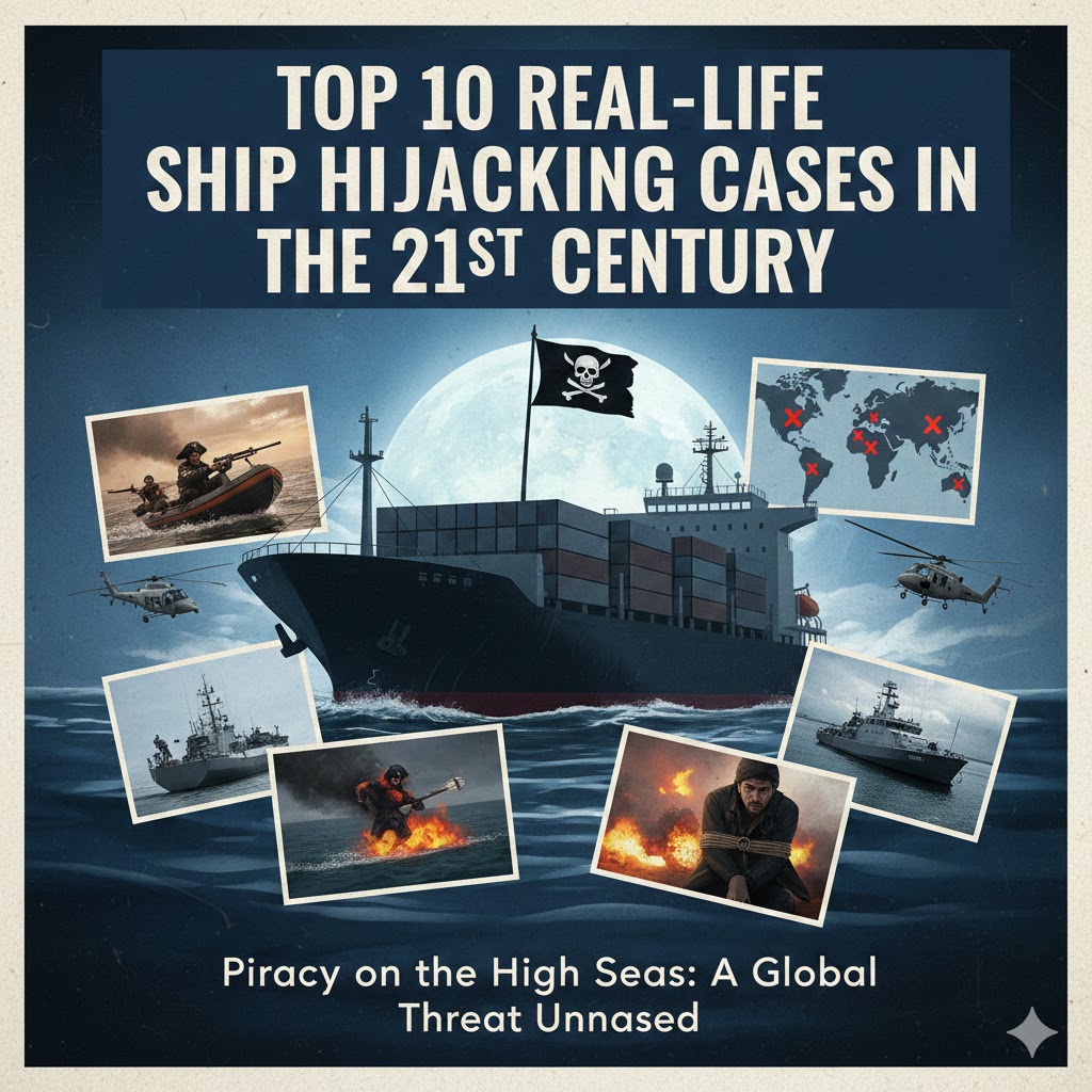 Top 10 Real-Life Ship Hijacking Cases in the 21st Century: Lessons from the High Seas