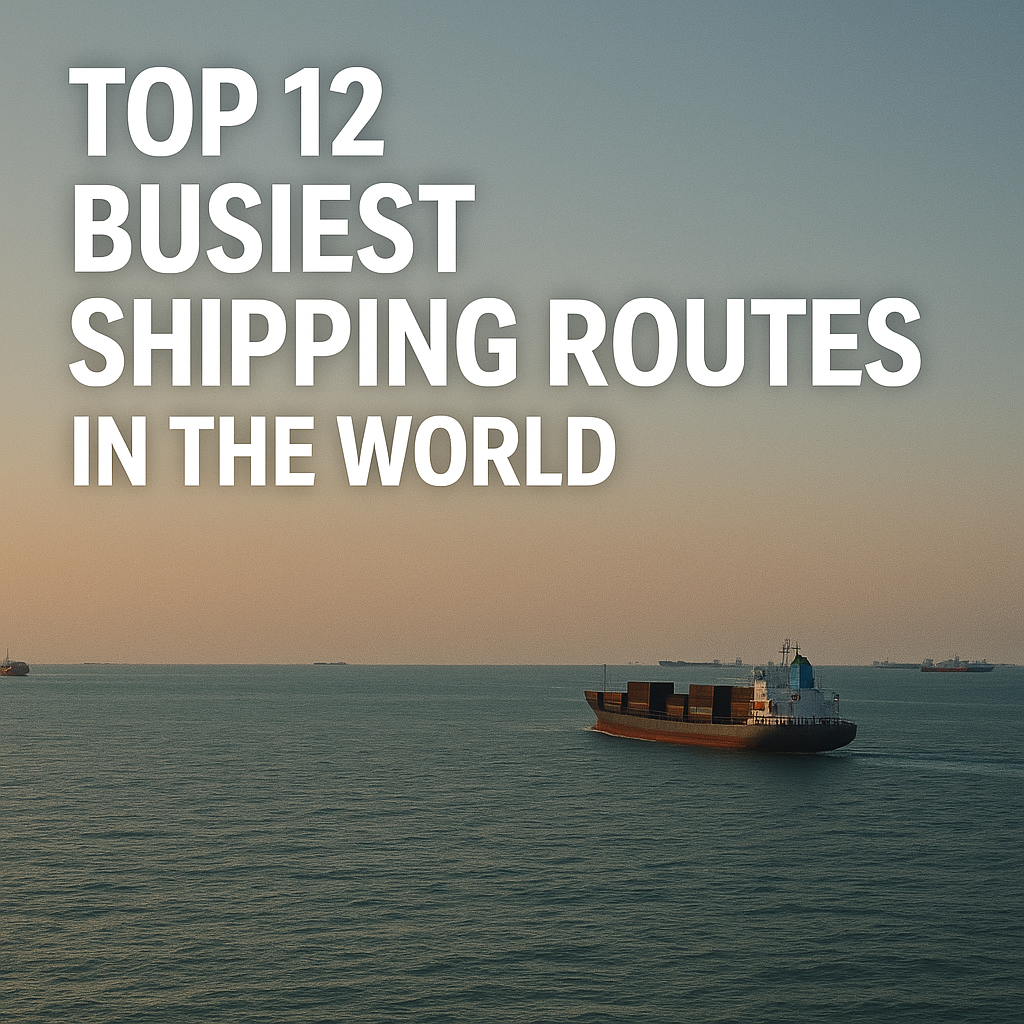 Top 12 Busiest Shipping Routes in the World: The Arteries of Global Trade