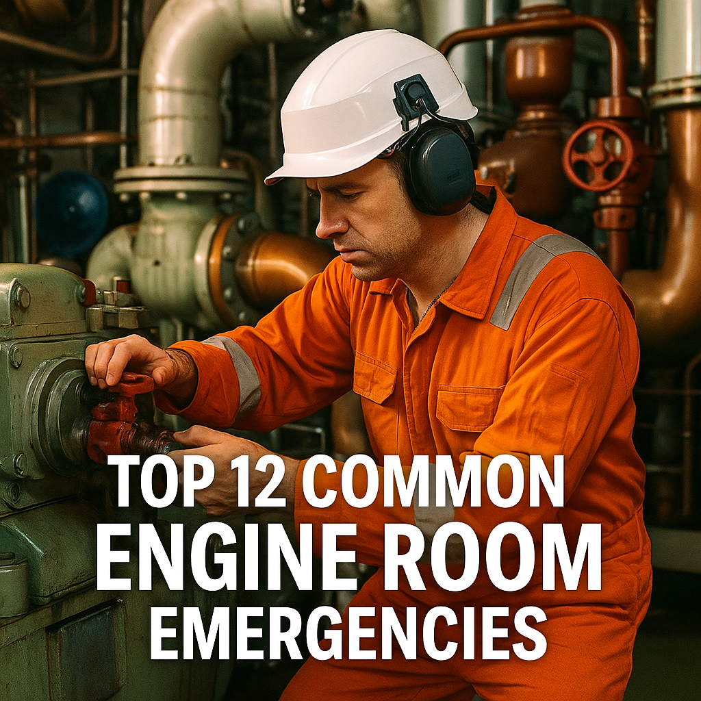 Top 12 Common Engine Room Emergencies and How to Handle Them