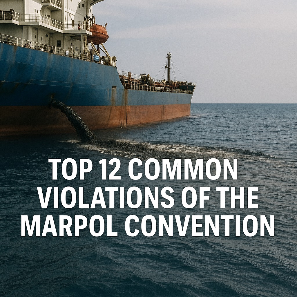 Top 12 Common Violations of the MARPOL Convention