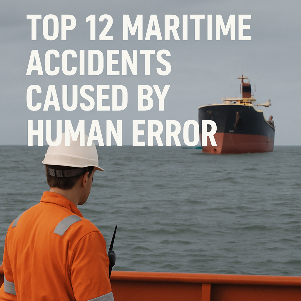 Top 12 Maritime Accidents Caused by Human Error