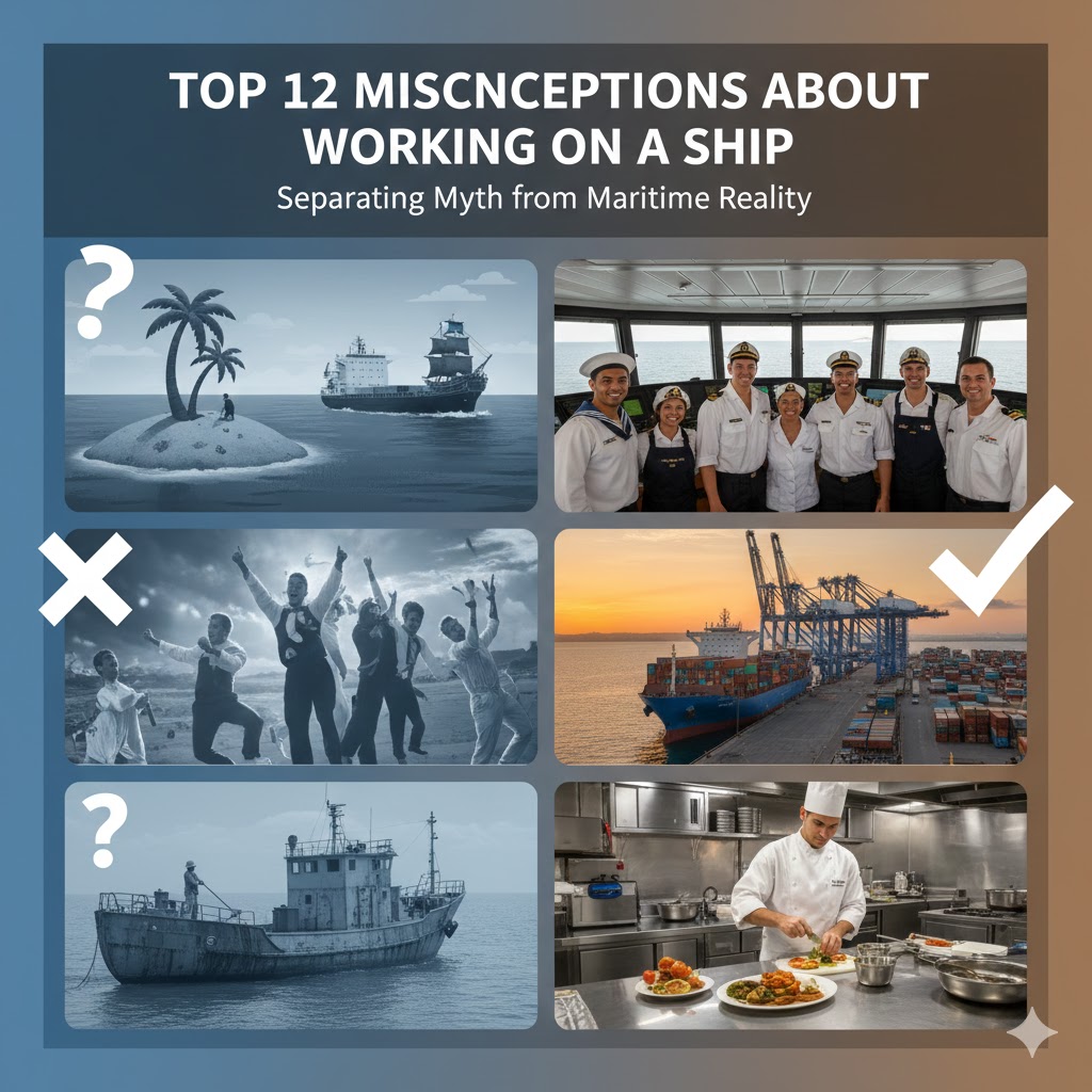 Top 12 Misconceptions About Working on a Ship