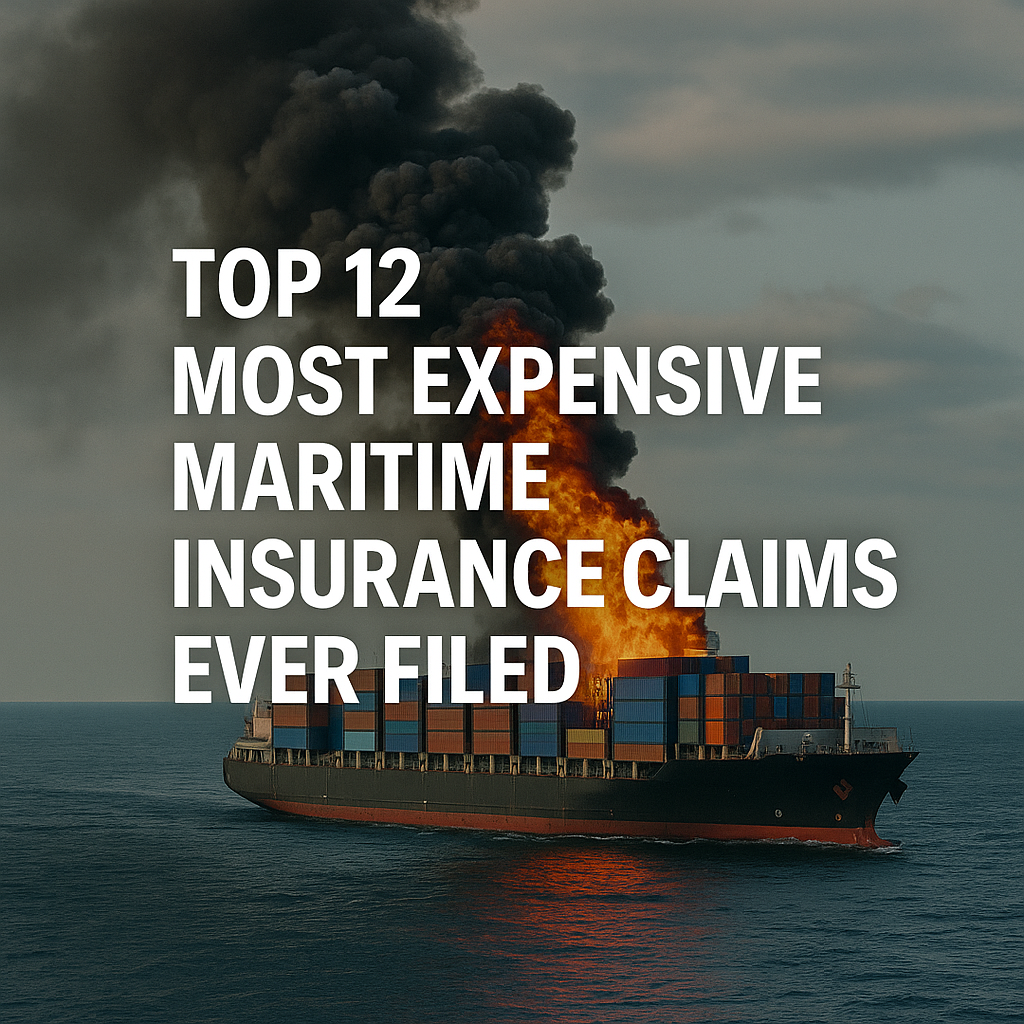 Top 12 Most Expensive Maritime Insurance Claims Ever Filed