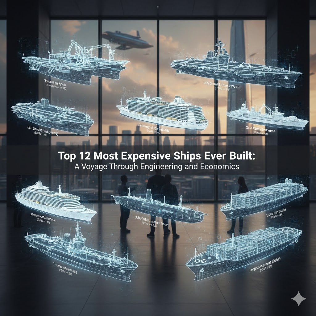 Top 12 Most Expensive Ships Ever Built: A Voyage Through Engineering and Economics