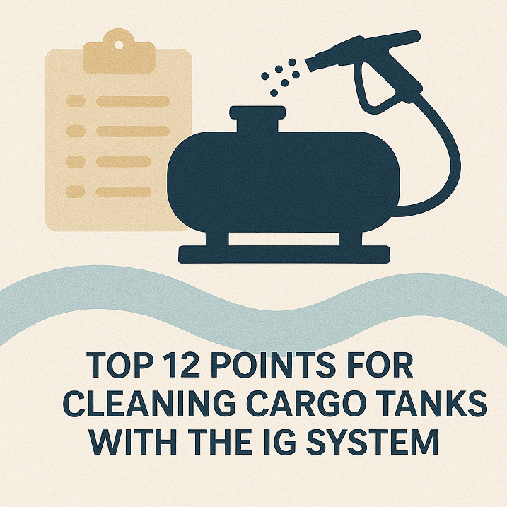 Top 12 Points for Cleaning Cargo Tanks with the IG System