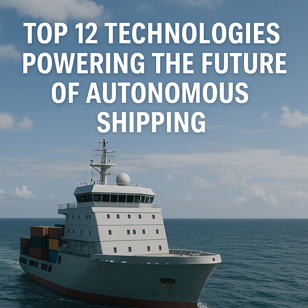 Top 12 Technologies Powering the Future of Autonomous Shipping