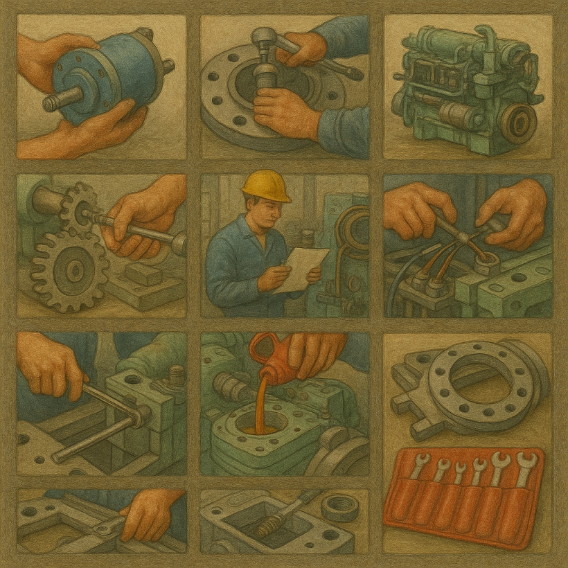 Top 12 Things to Consider While Reassembling Ship Machinery After Maintenance