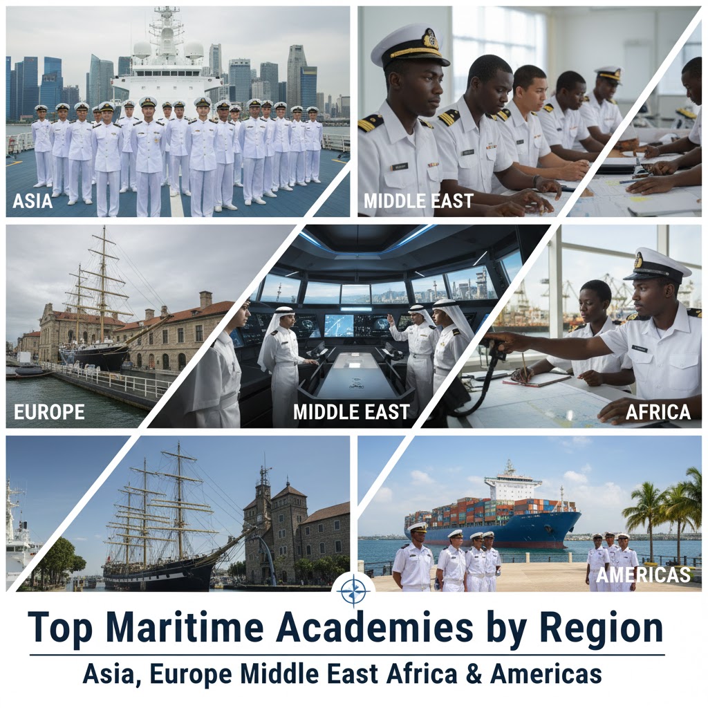 Top Maritime Academies by Region: Asia, Europe, Middle East, Africa & Americas