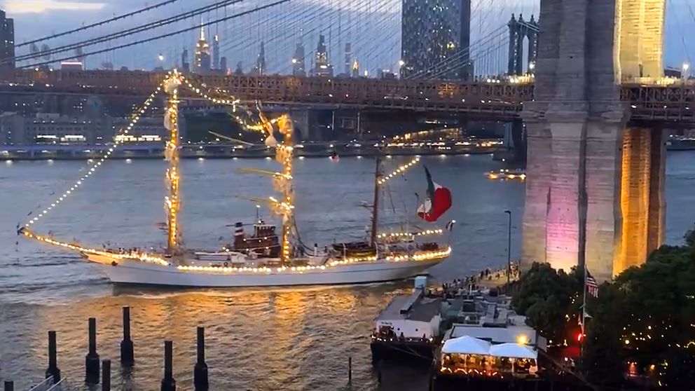 Mexican Navy Tall Ship Crashes Into Brooklyn Bridge, Killing Two Cadets – Investigation Underway