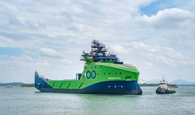 Ocean Infinity’s First Robotic Ship hits the water