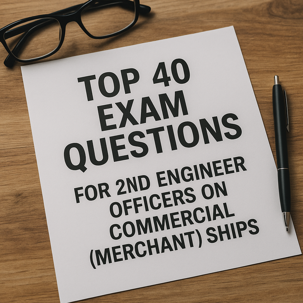 Top 40 Exam Questions for 2nd Engineer Officers on Commercial (Merchant) Ships