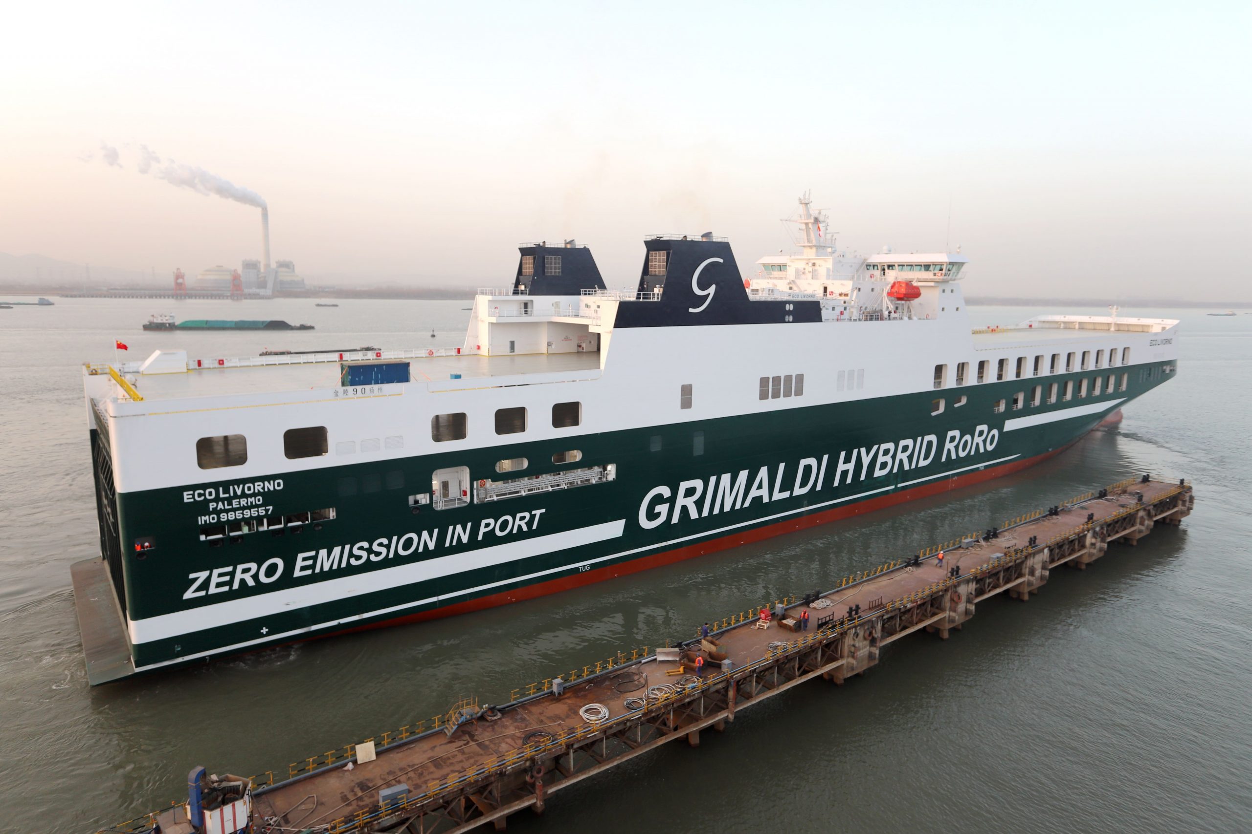 Zero-Emission in Port: Grimaldi Green Ro-Ro Ships