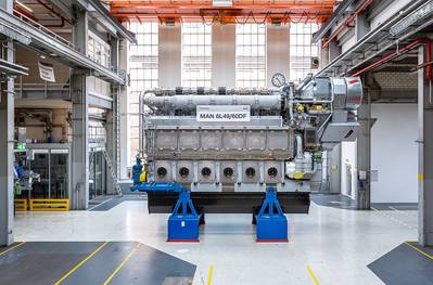 Engine Maker MAN Unveils New Dual-fuel Four-stroke Engine