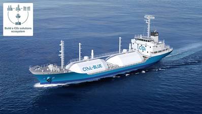 Mitsubishi Shipbuilding Launches Liquefied CO2 Carrier Demonstrator Ship